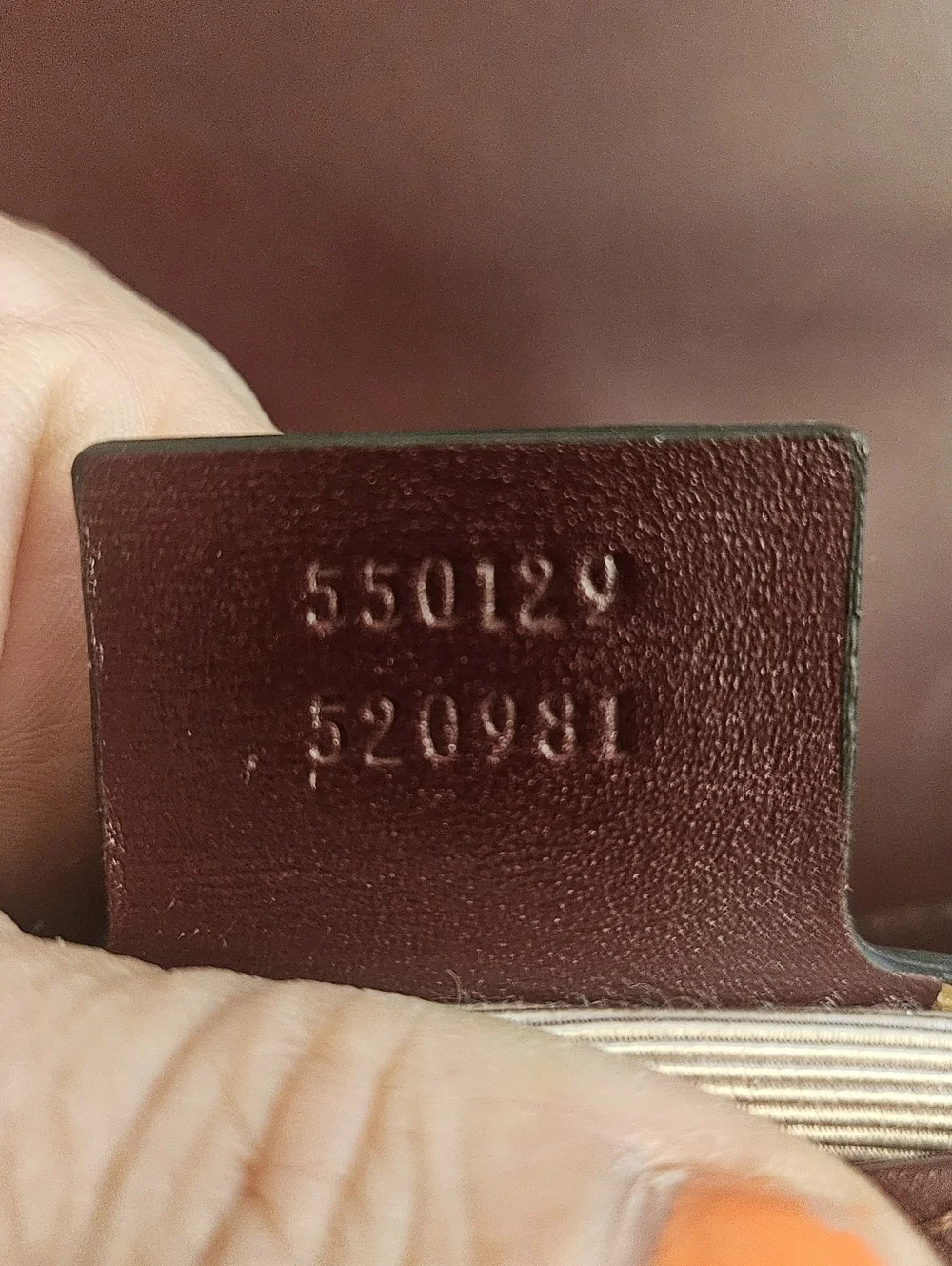 Gucci Arli Shoulder Bag Burgundy Leather Large GG Logo